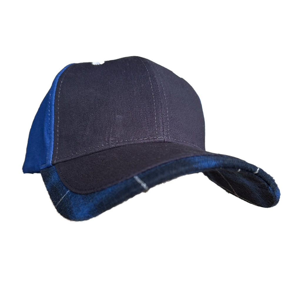 Level 4 Golf Cap in Tartan Blue/Royal - 0071