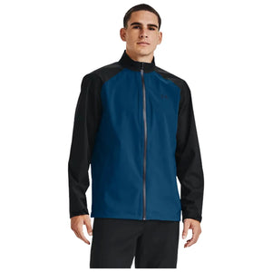 Under Armour Mens Portrush Waterproof Jacket Blue (108-581) - LARGE ONLY