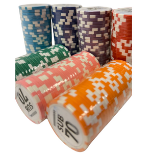 Bundle Deal - 25 x Sub70 Poker Chip Sleeves