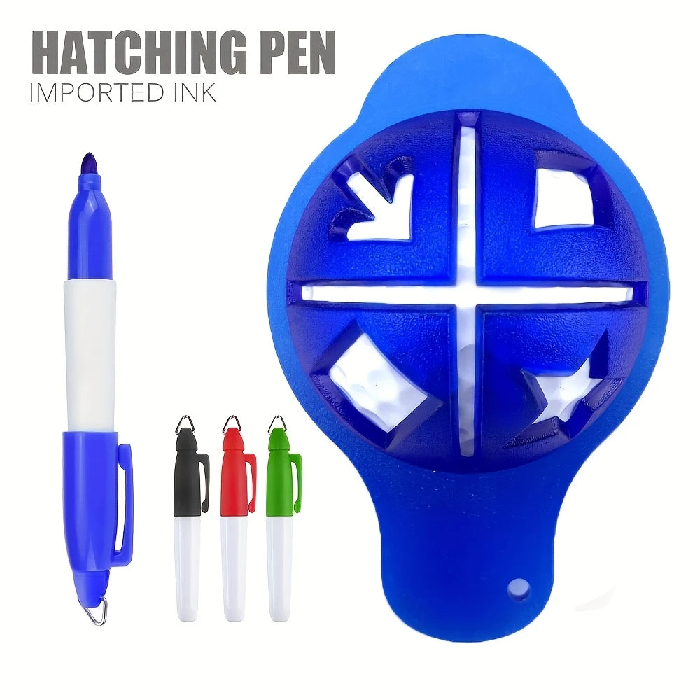 Plastic 4 in 1 Ball Marker and Pen