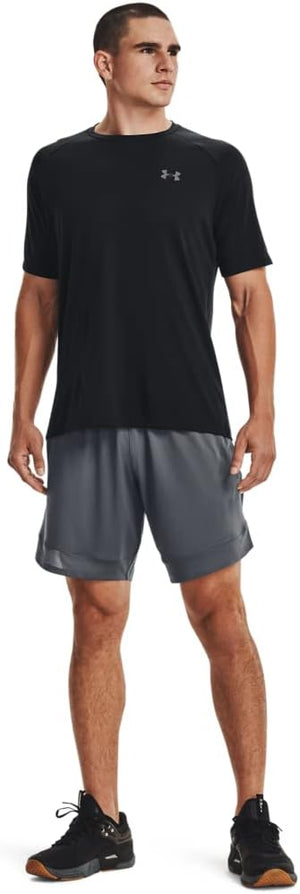 Under Armour Men's UA Seamless Stride Short Sleeve Black (309-001)