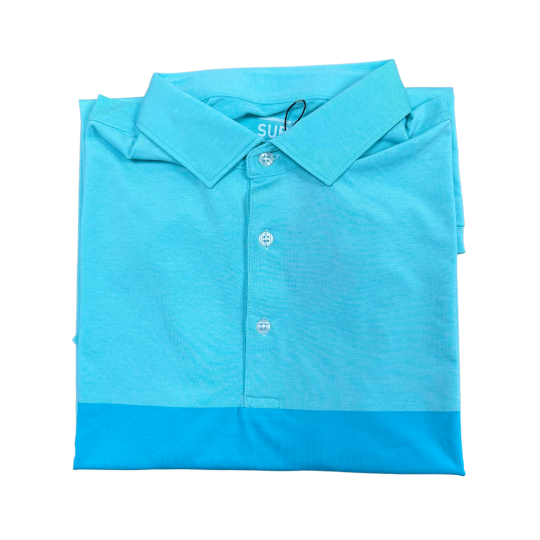 2025 Sub70 Tour Classic Polo Stripe #7 Turquoise/Ocean