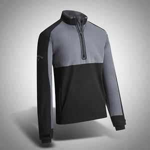 Callaway Golf Mens Golf 1/2 Zip Block Water Resistant Wind Jacket - CGRF90D4GG