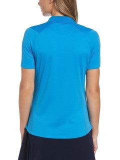 Callaway Ladies Solid Swing Tech™ Polo - Ibiza Blue - CGKSA0A7