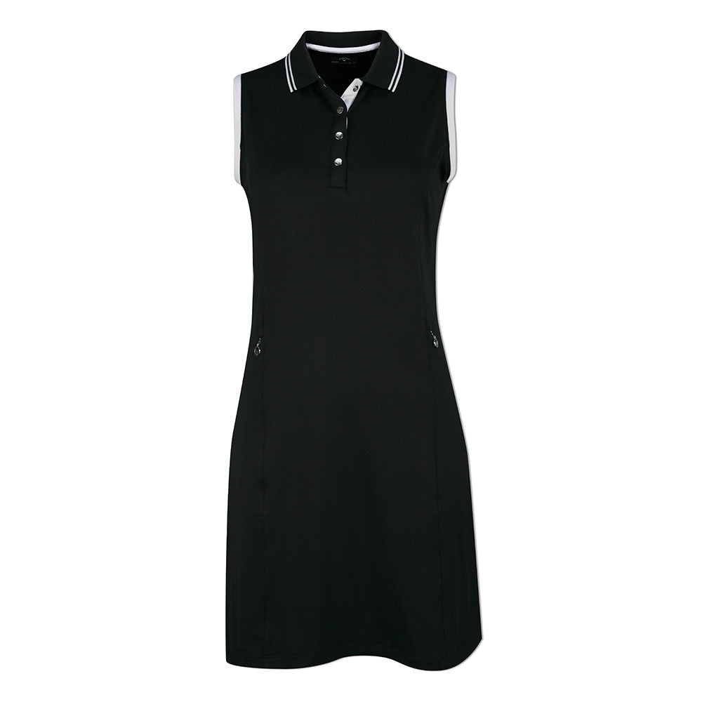 Callaway Ladies Sleeveless Polo Dress - Caviar - CGQS9000