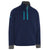 Callaway Mens Midweight Textured 1/4 Zip Golf Fleece - CGKFD038 - Peacoat/Scuba Blue