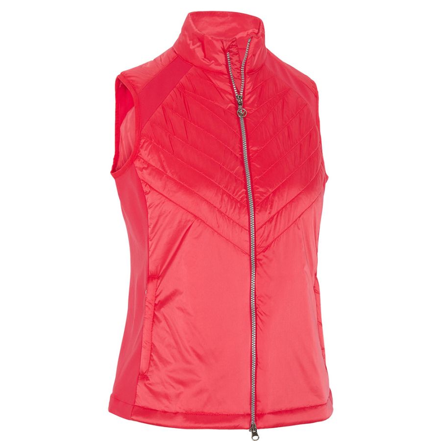 Callaway Ladies Chevron Primaloft® Quilted Vest - True Red - CGVFB0Q9
