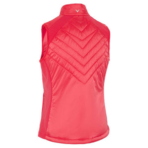 Callaway Ladies Chevron Primaloft® Quilted Vest - True Red - CGVFB0Q9