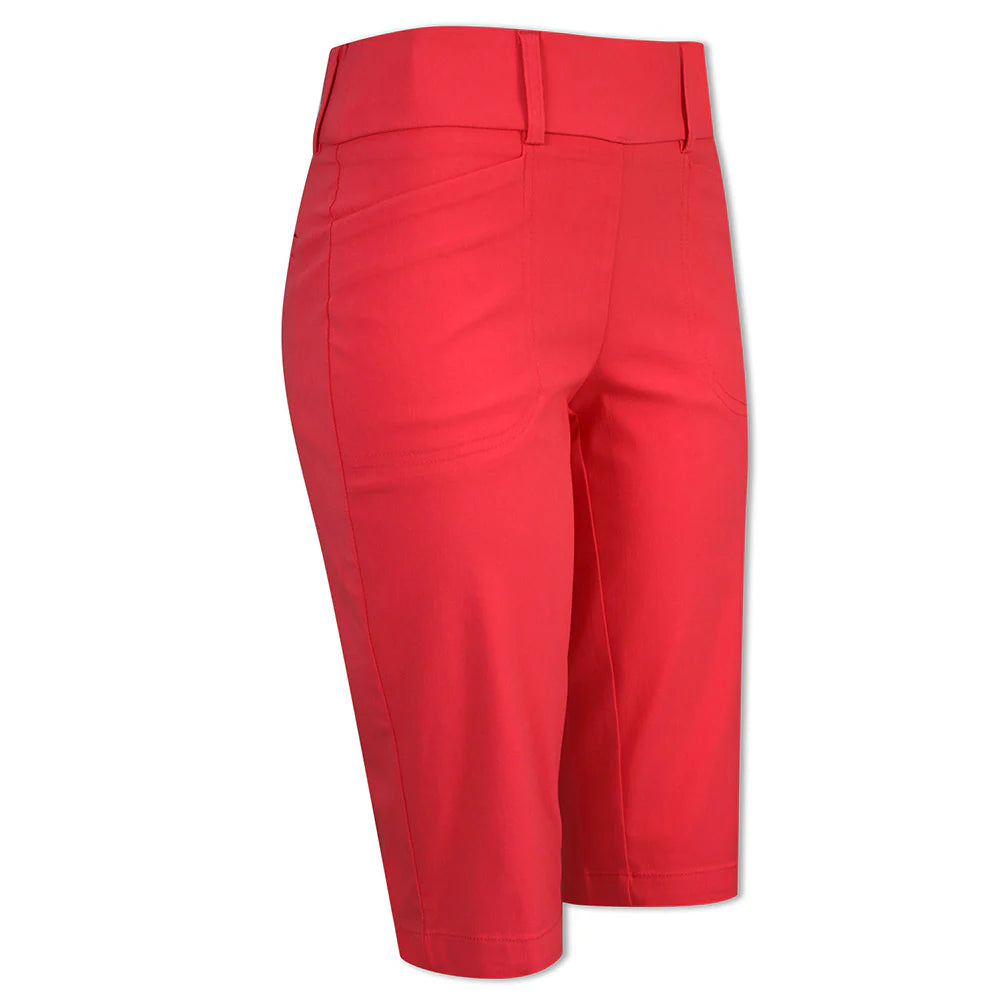 Callaway Ladies Pull On Stretch Tech Bermuda Golf 15 Shorts Geraniu Just Golf Online