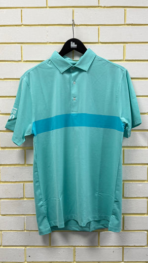 2025 Sub70 Tour Classic Polo Stripe #7 Turquoise/Ocean