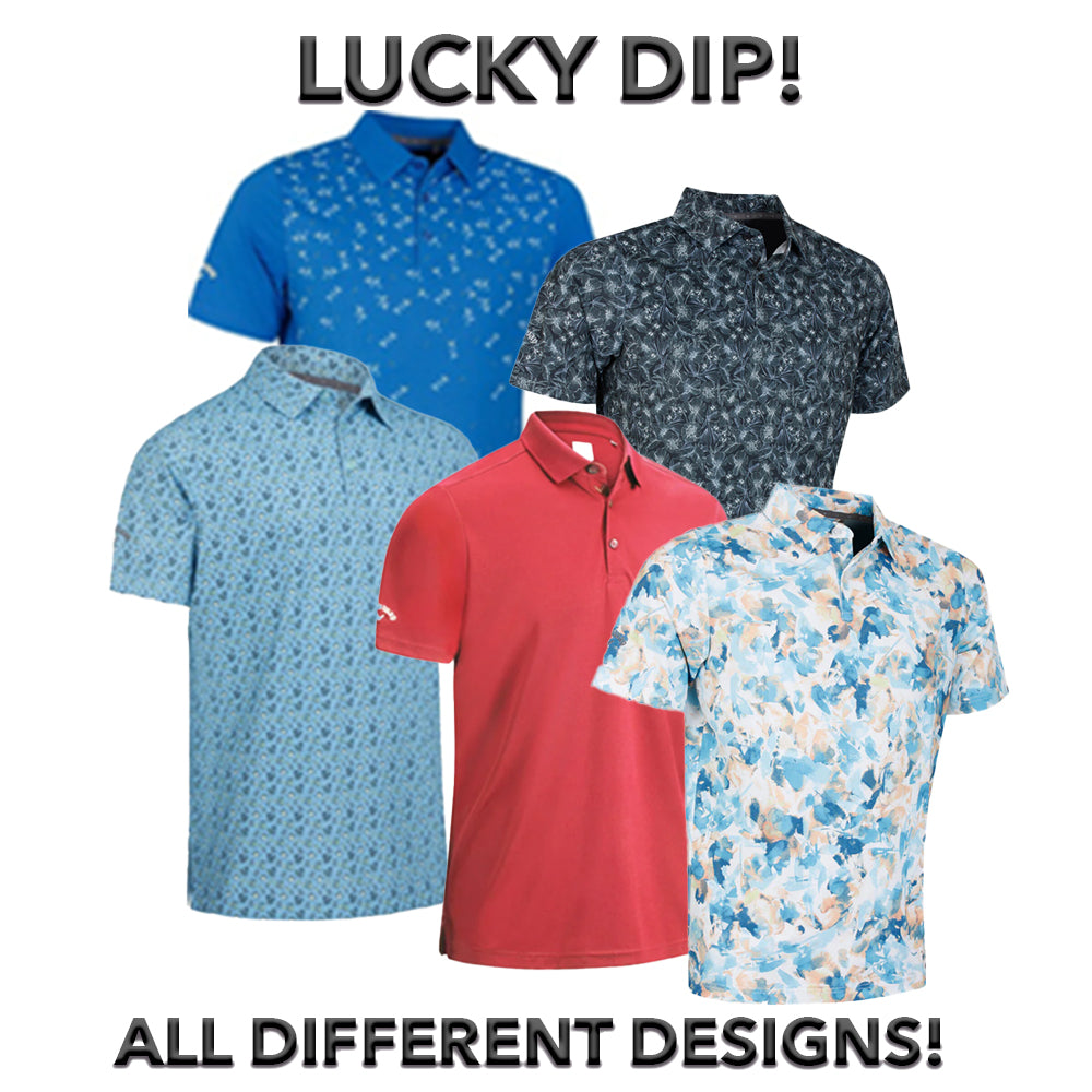 Callaway Mens Polo Shirt Lucky Dip