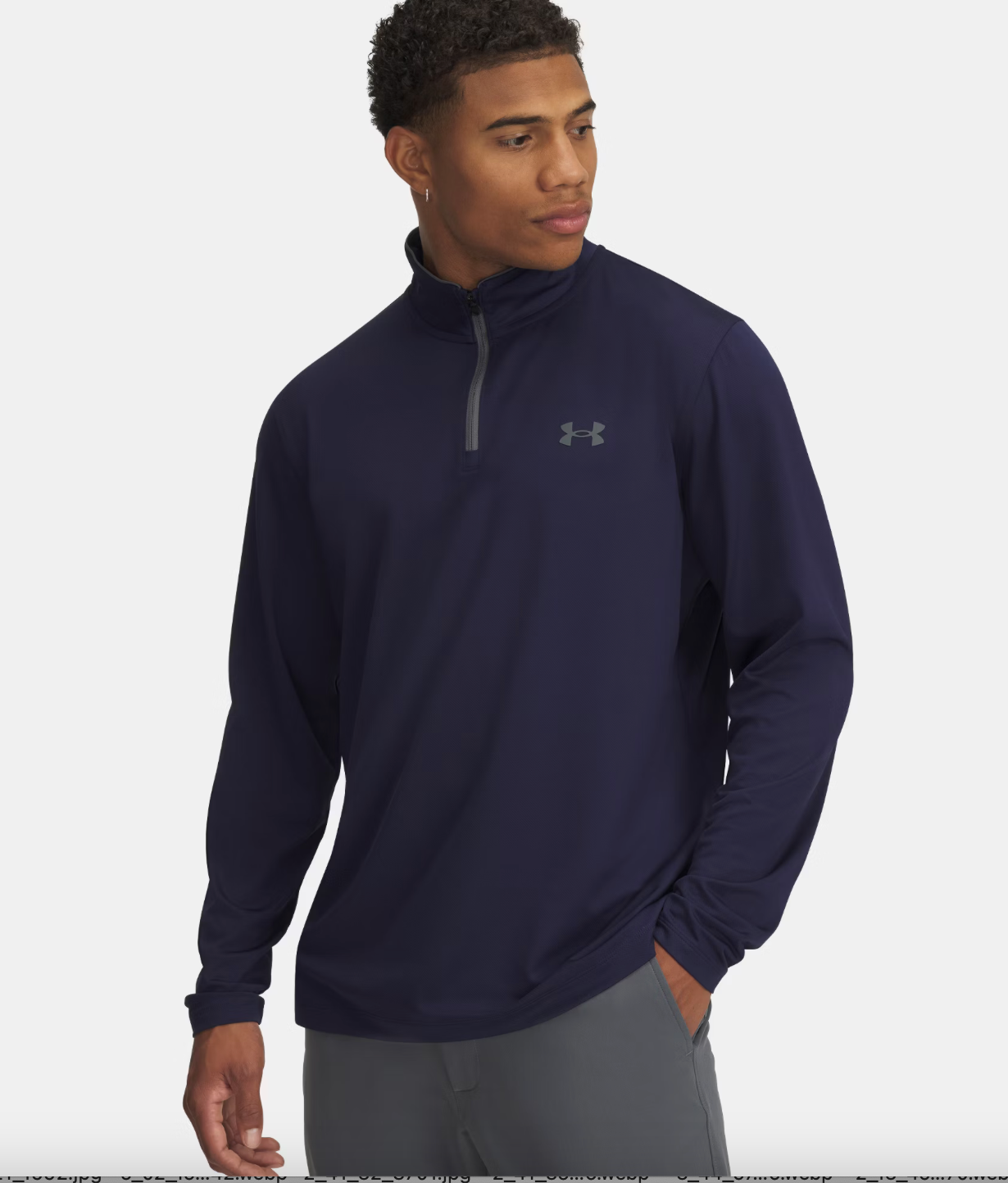 Under Armour Men's Match Play Midnight Navy 1/4 Zip (358-410)