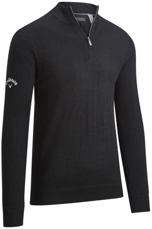 Callaway Golf Mens 1/4 Zip Mock Merino Windproof Sweater Pullover - CGGF7079GG