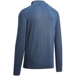 Callaway Merino Wool 1/4 Zip Pullover - Blue Horizon - CGGS80Z3