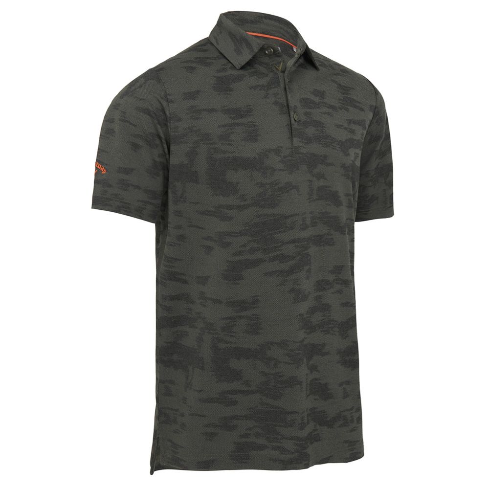 Callaway Digital Camo Jacquard Golf Polo Shirt CGKFC037 Just Golf Online