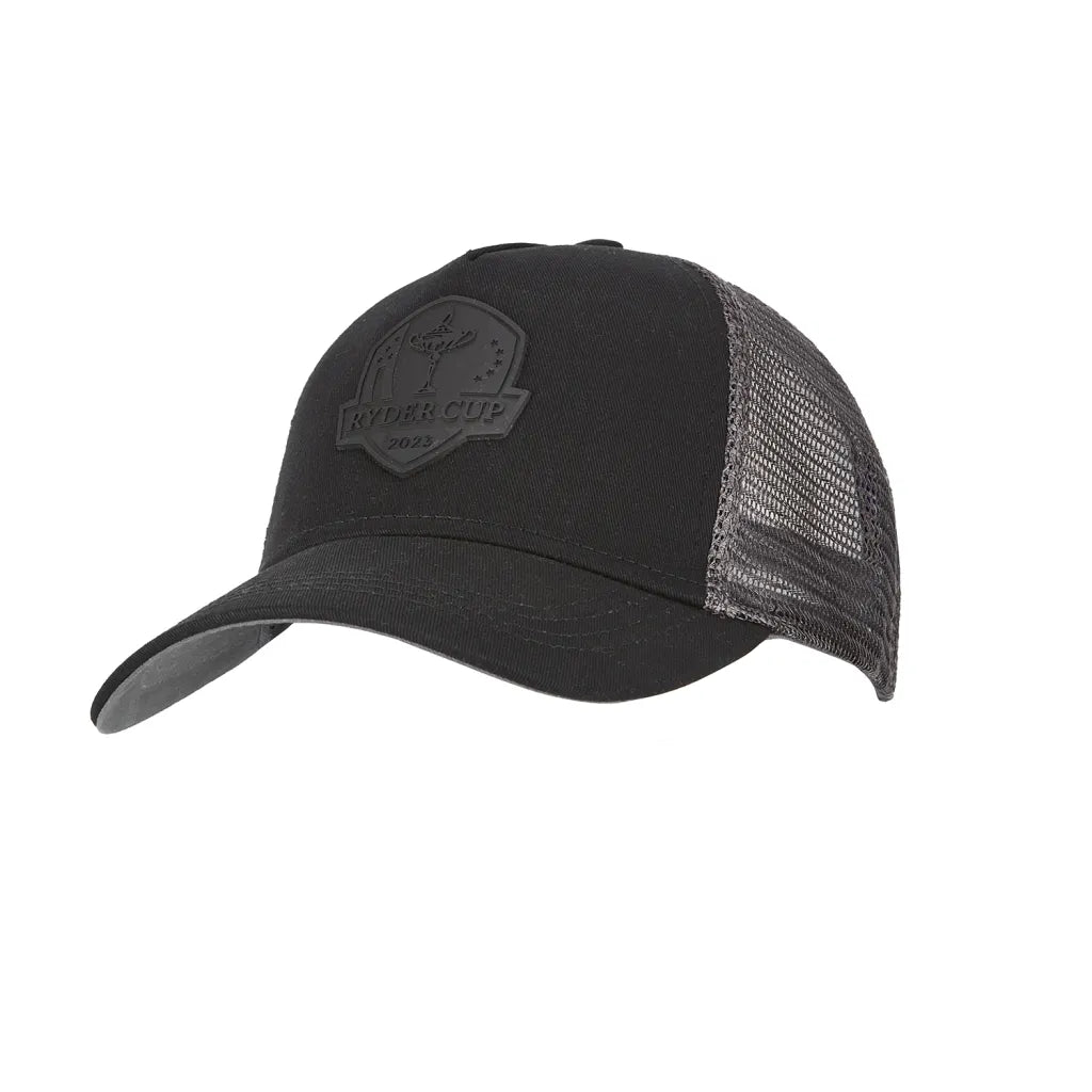 2023 Ryder Cup Tonal Range Trucker Cap - Black