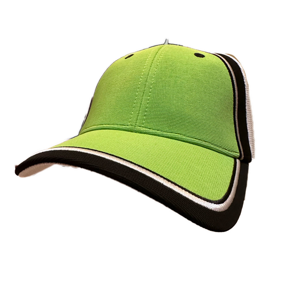 Level 4 Golf Green, Black & White Men's Cap - Adjustable - Just