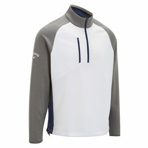 Callaway Midweight Ottoman Men's 1/4 Zip Fleece Golf Sweater - CGKFB047