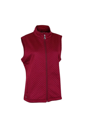 Island Green Golf Womens Moisture Wicking Sports Top Quilted Gilet Vest Bodywarmer - IGLVST1810