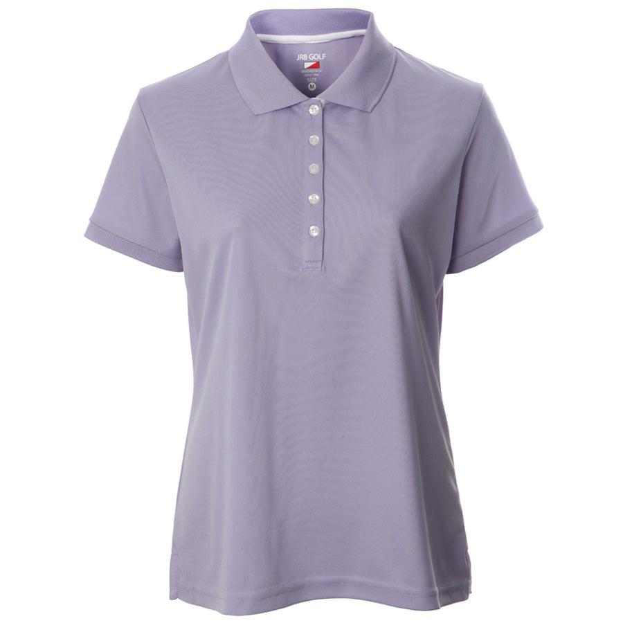 JRB Women's Golf Pique Shirt - Lavender - Sleeved