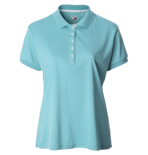 JRB Ladies Collection Golf Pique Polo - Aqua