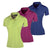 Island Green Golf Ladies Print Short Sleeve Polo Shirt - IGLTS2138