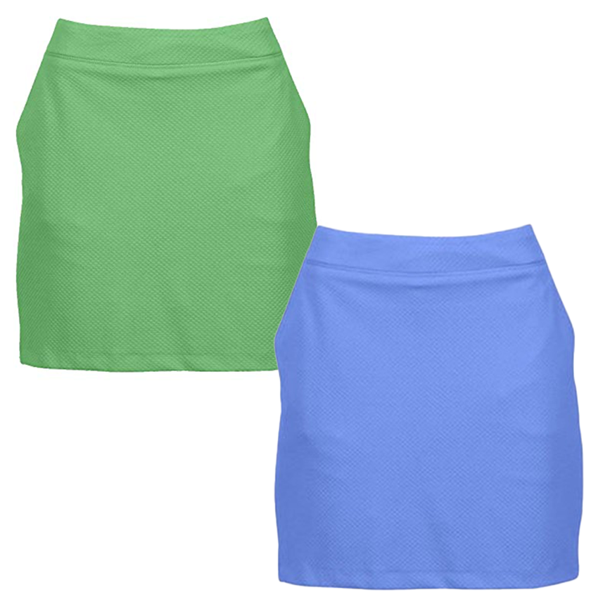 Greg Norman Ladies Honeycomb Textured Knit Skorts (G2S8H491)