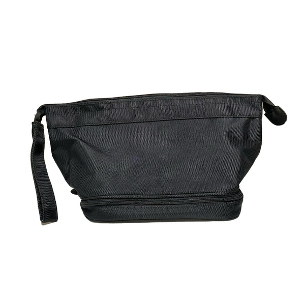 Deluxe Black Men's Wash Bag - Multi Compartments - Just Golf Online